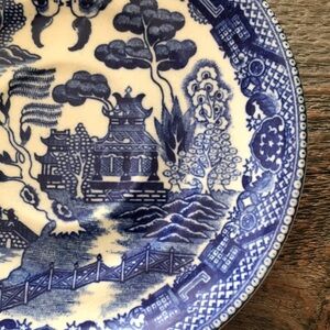 Blue Willow Saucers - Vintage - Set of Six
